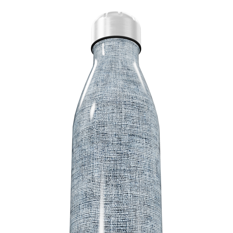 Garrafa Inox Azul Texturizada 750ml