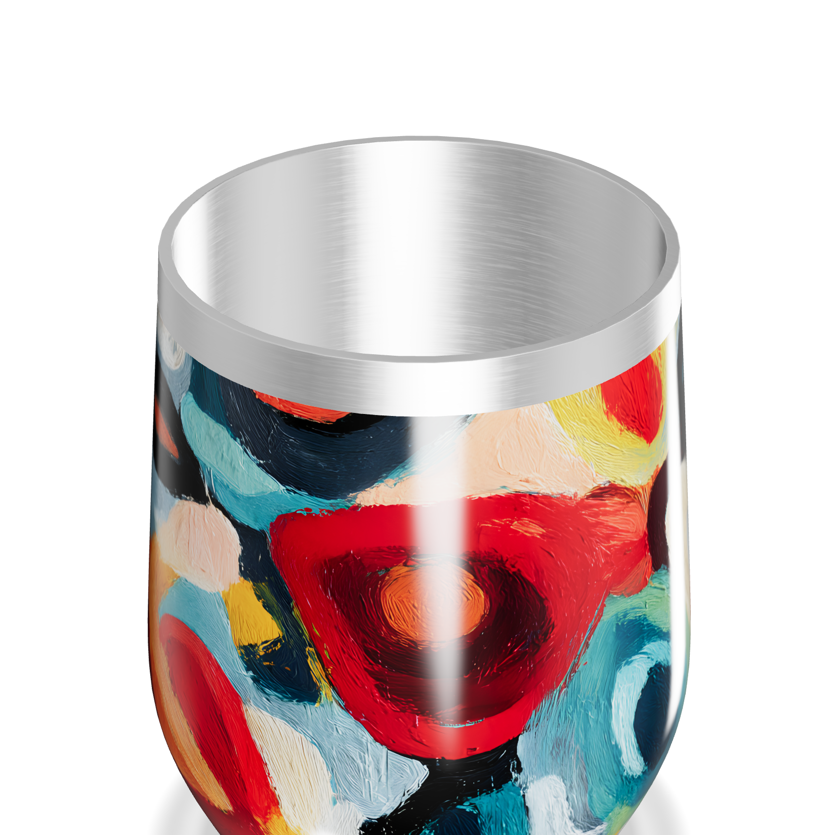 Copo Térmico Slim - Estampa Colorida Abstrata