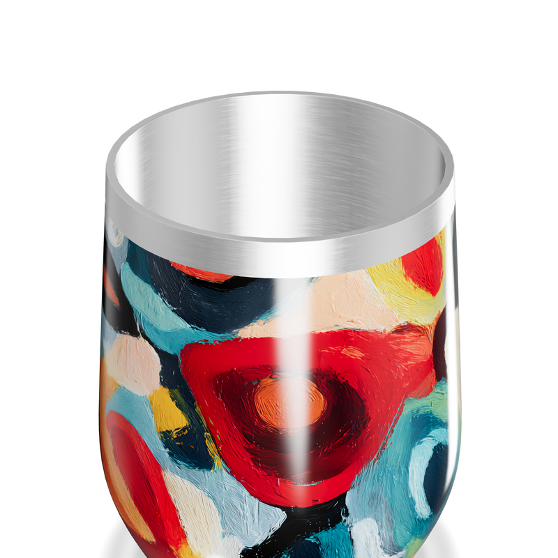 Copo Térmico Slim - Estampa Colorida Abstrata