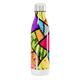 Garrafa Inox - Colorida com Estampa Geométrica