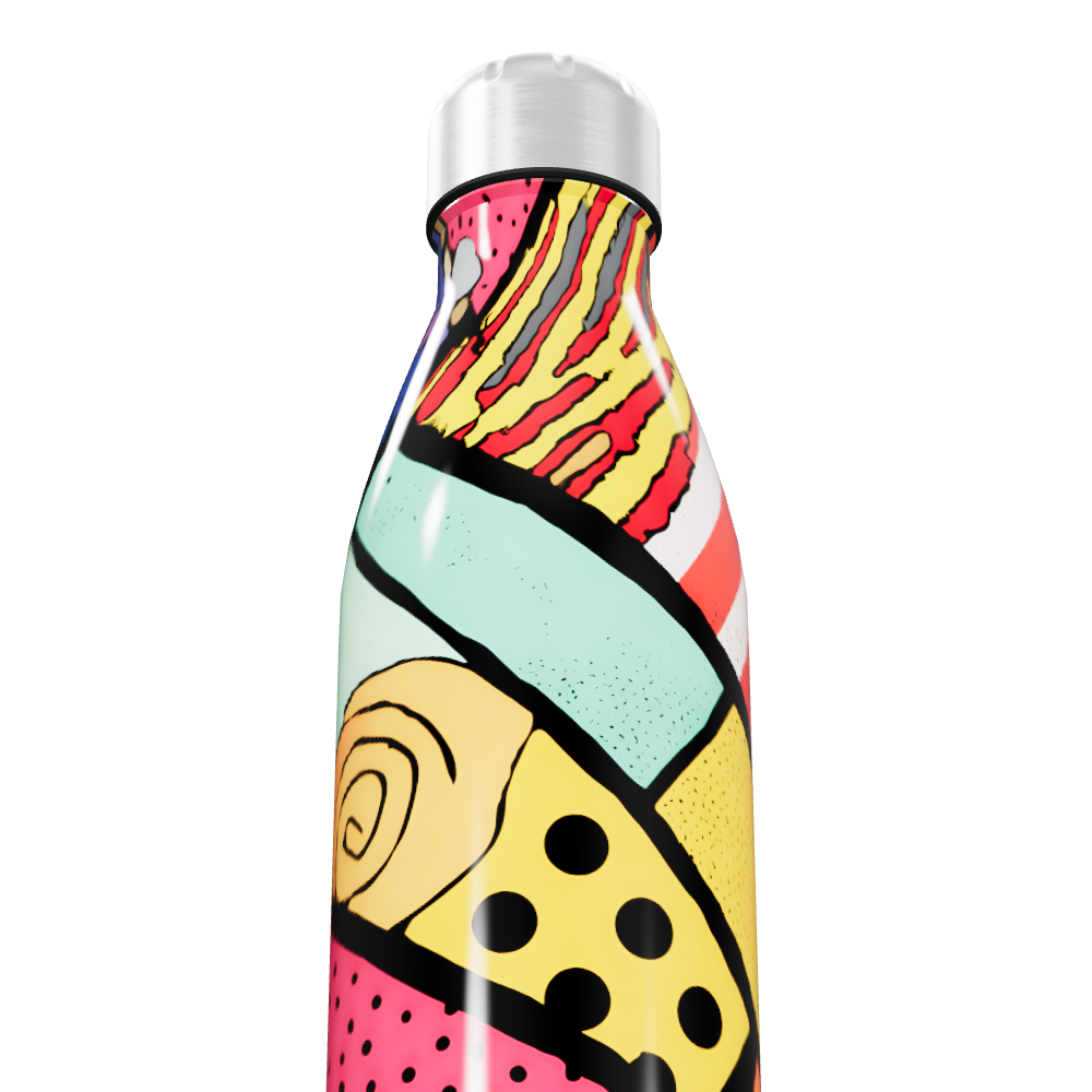 Garrafa Inox - Estampada colorida 500ml