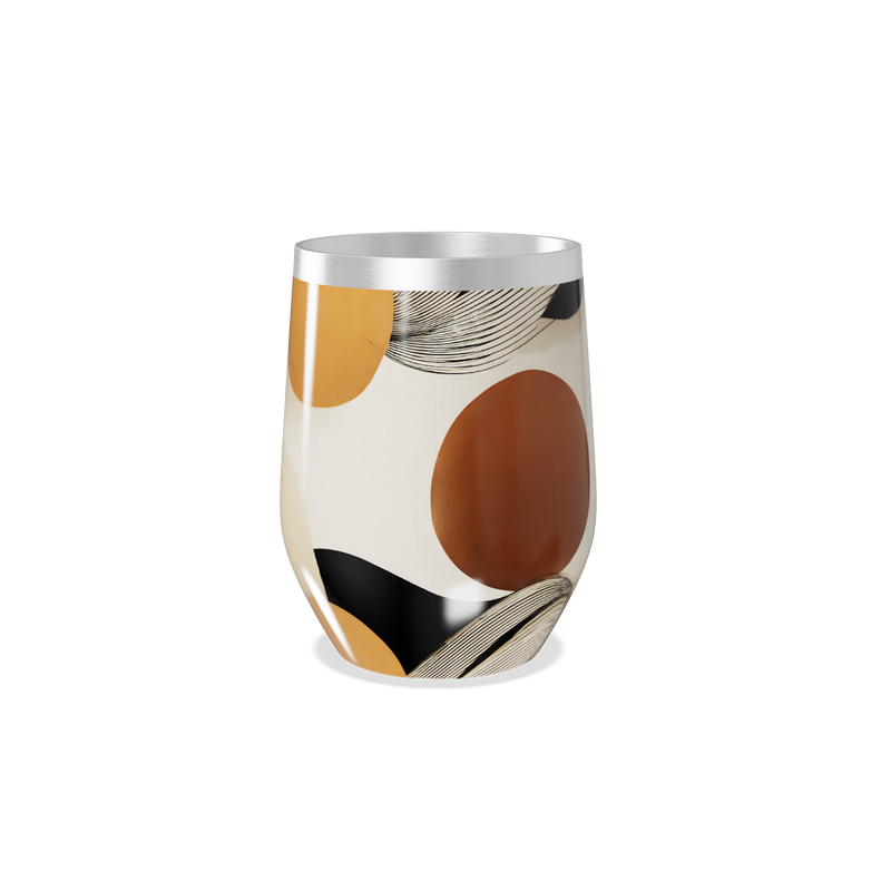 Copo Térmico Slim - Estampa Geométrica Colorida