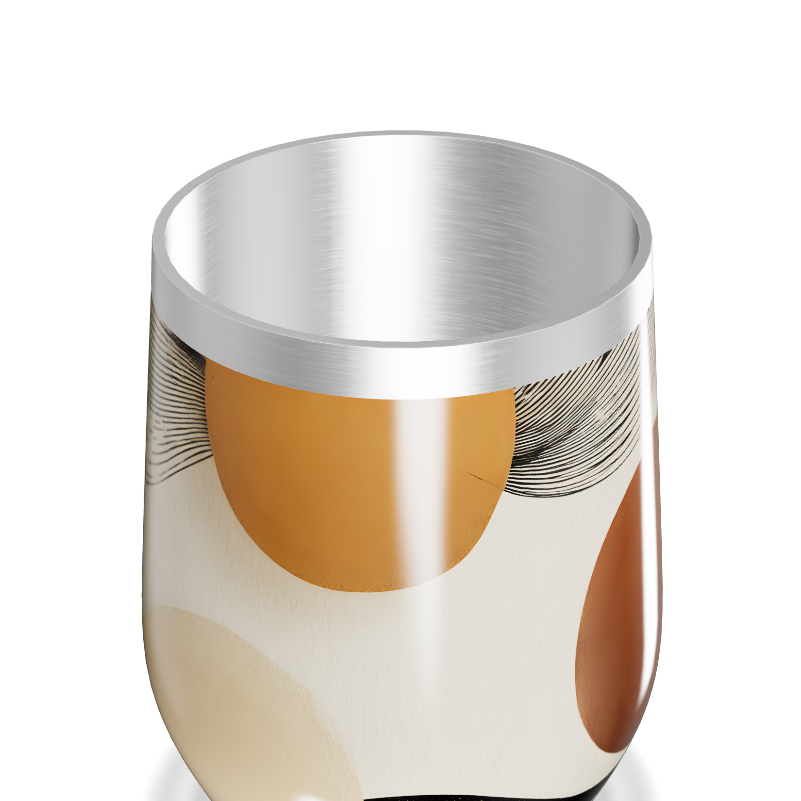 Copo Térmico Slim - Estampa Geométrica Colorida