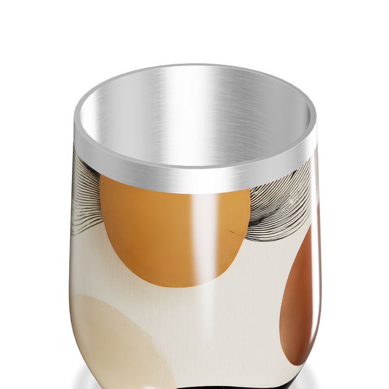 Copo Térmico Slim - Estampa Geométrica Colorida