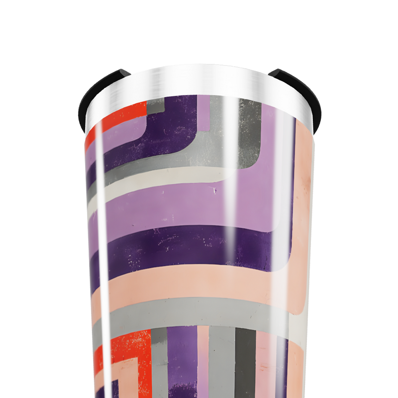 Copo Térmico - Estampado Geométrico Colorido