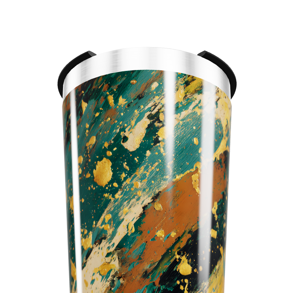 Copo Térmico - Estampa Abstrata Colorida