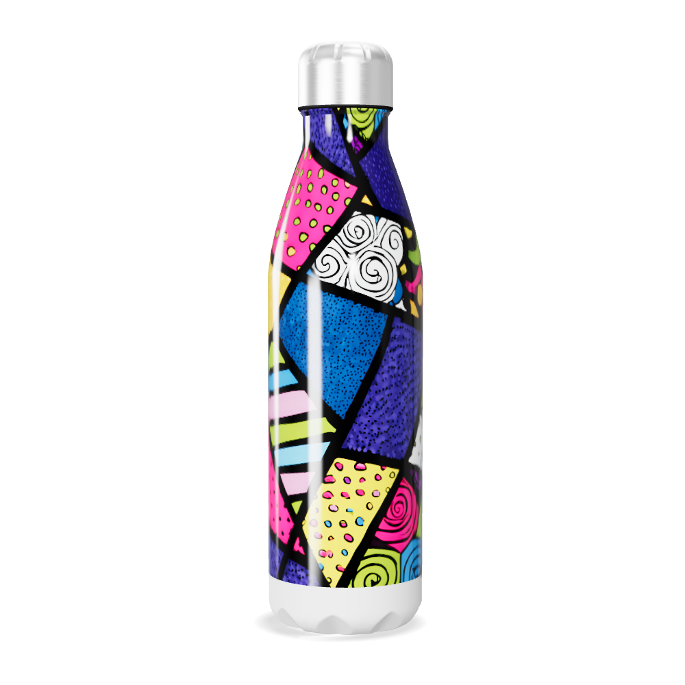 Garrafa Inox - Estampada Colorida 500ml