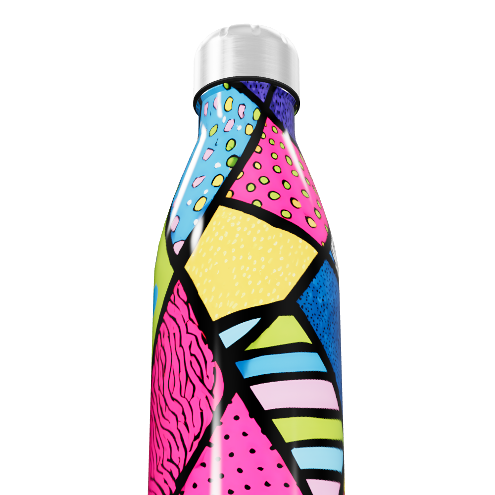 Garrafa Inox - Estampada Colorida 500ml