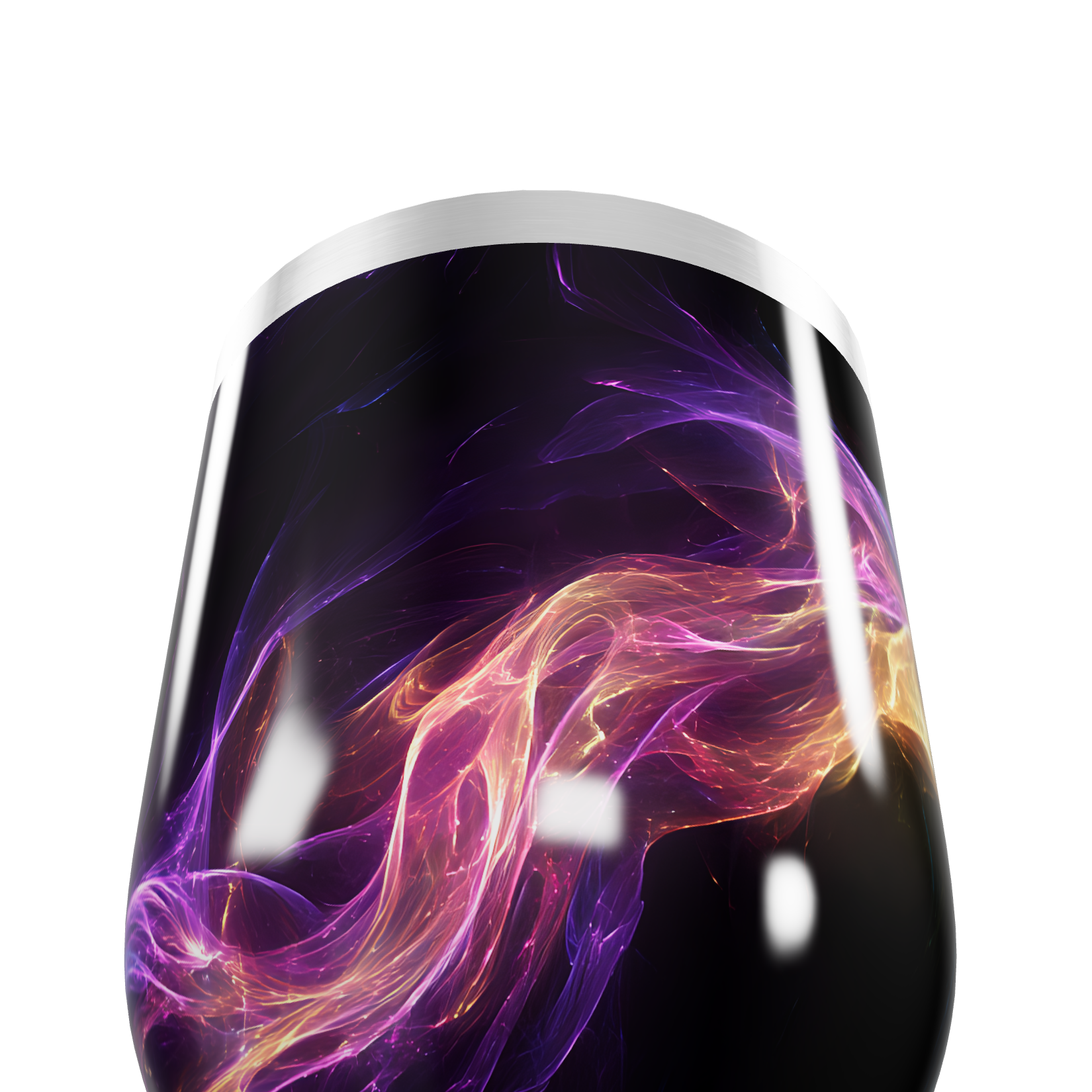 Copo Térmico Slim - Estampa Abstrata Colorida