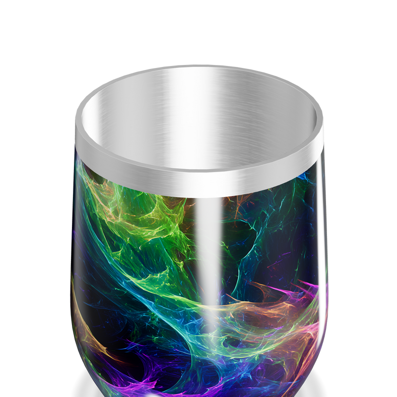 Copo Térmico Slim - Efeito arco-íris vibrante