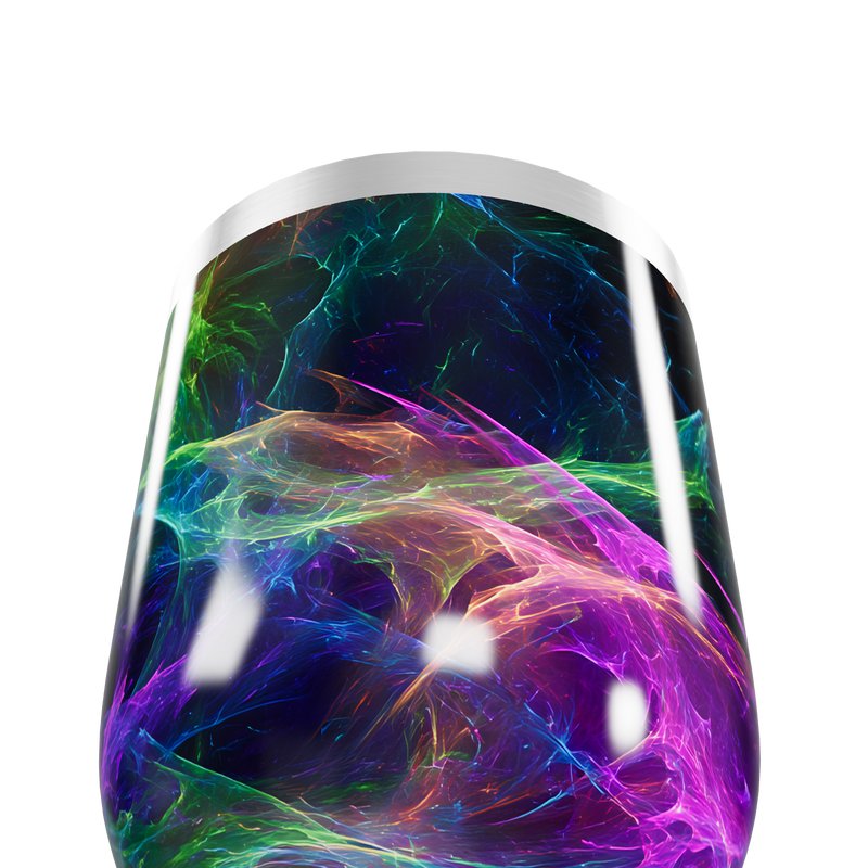 Copo Térmico Slim - Efeito arco-íris vibrante