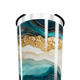 Copo Térmico - Mármore Azul e Dourado