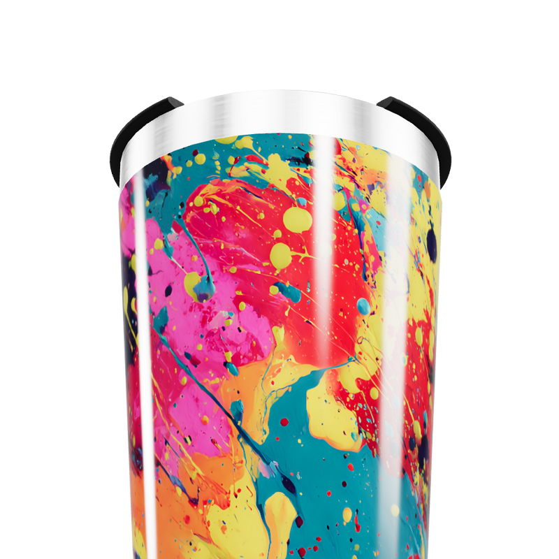 Copo Térmico - Estampa Abstrata Colorida