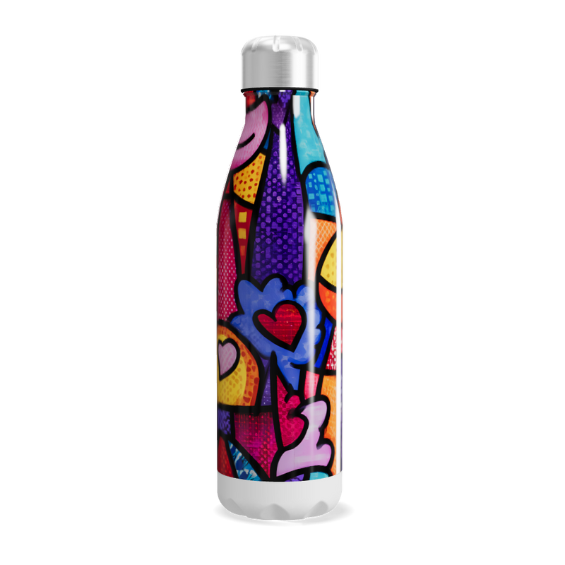 Garrafa Inox - Estampa Colorida Artística