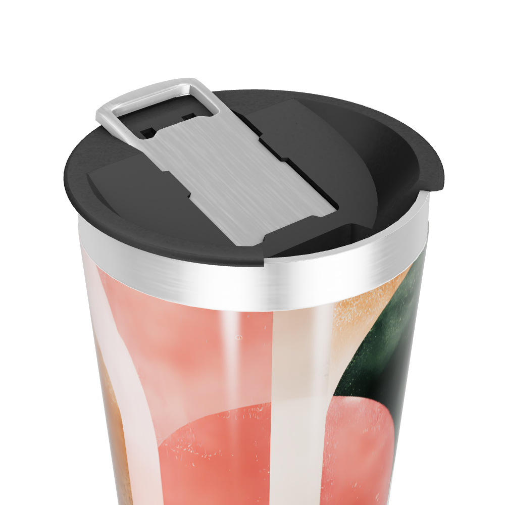 Copo Térmico - Estampa Geométrica Colorida