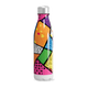 Garrafa Inox - Colorida com Estampa Geométrica