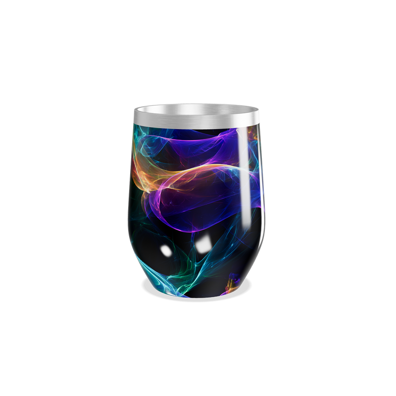 Copo Térmico Slim - Estampa Abstrata Colorida