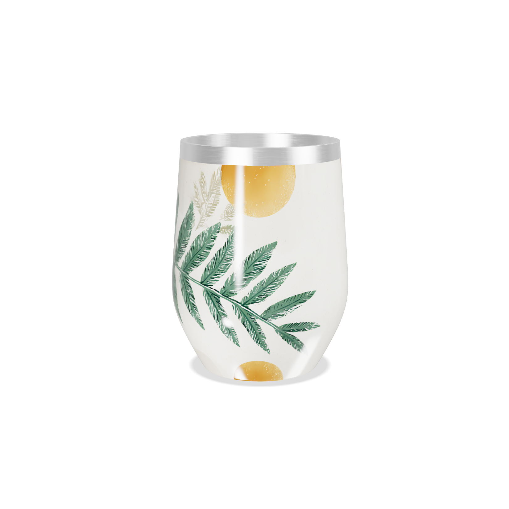 Copo Térmico Slim - Estampado Branco Colorido