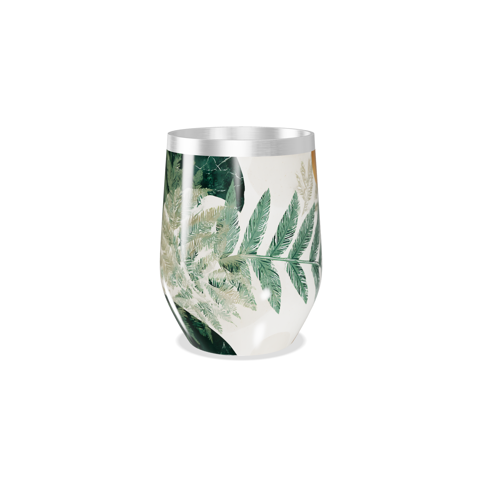 Copo Térmico Slim - Estampado Branco Colorido