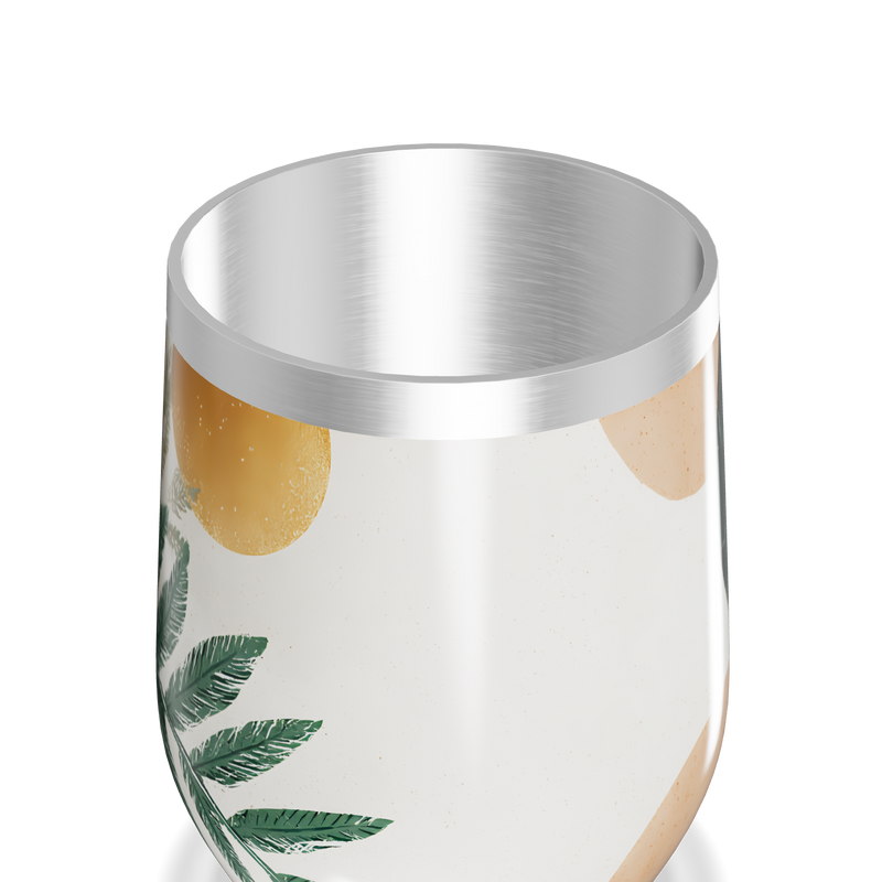 Copo Térmico Slim - Estampado Branco Colorido