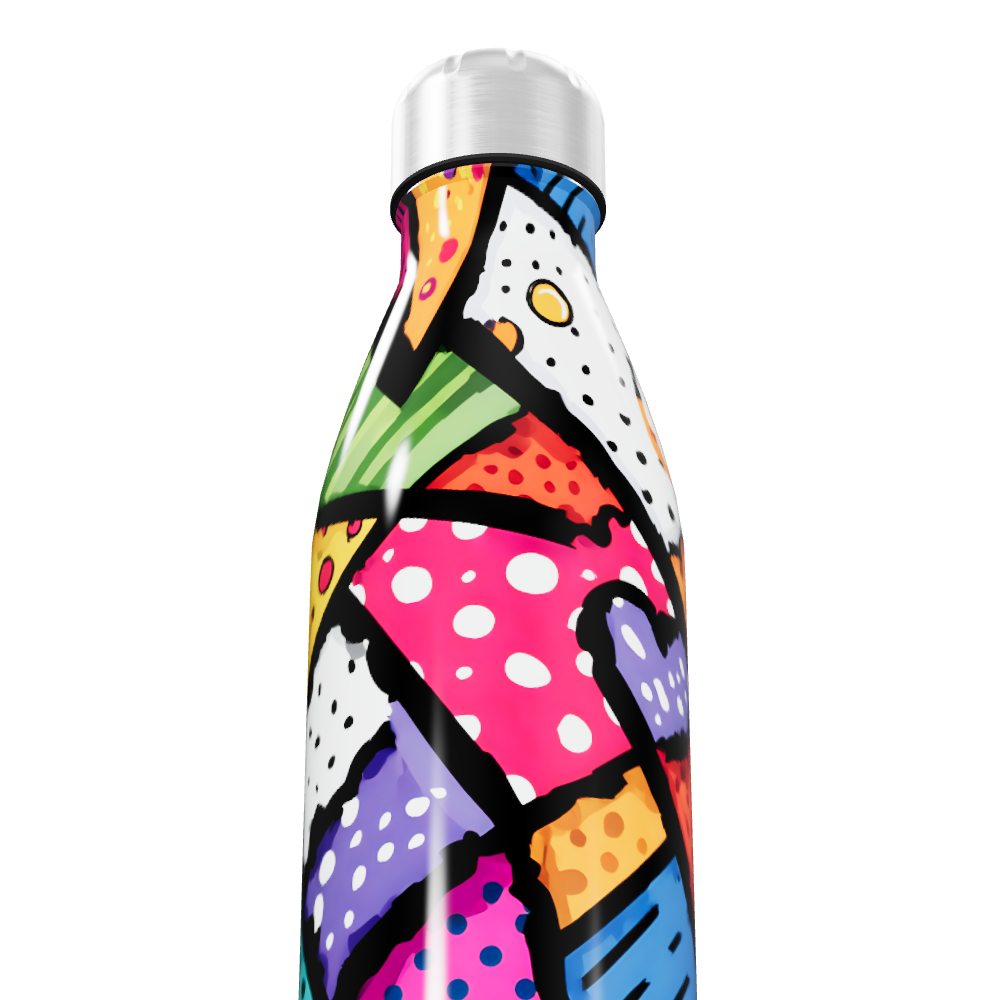 Garrafa Inox - Estampada Colorida