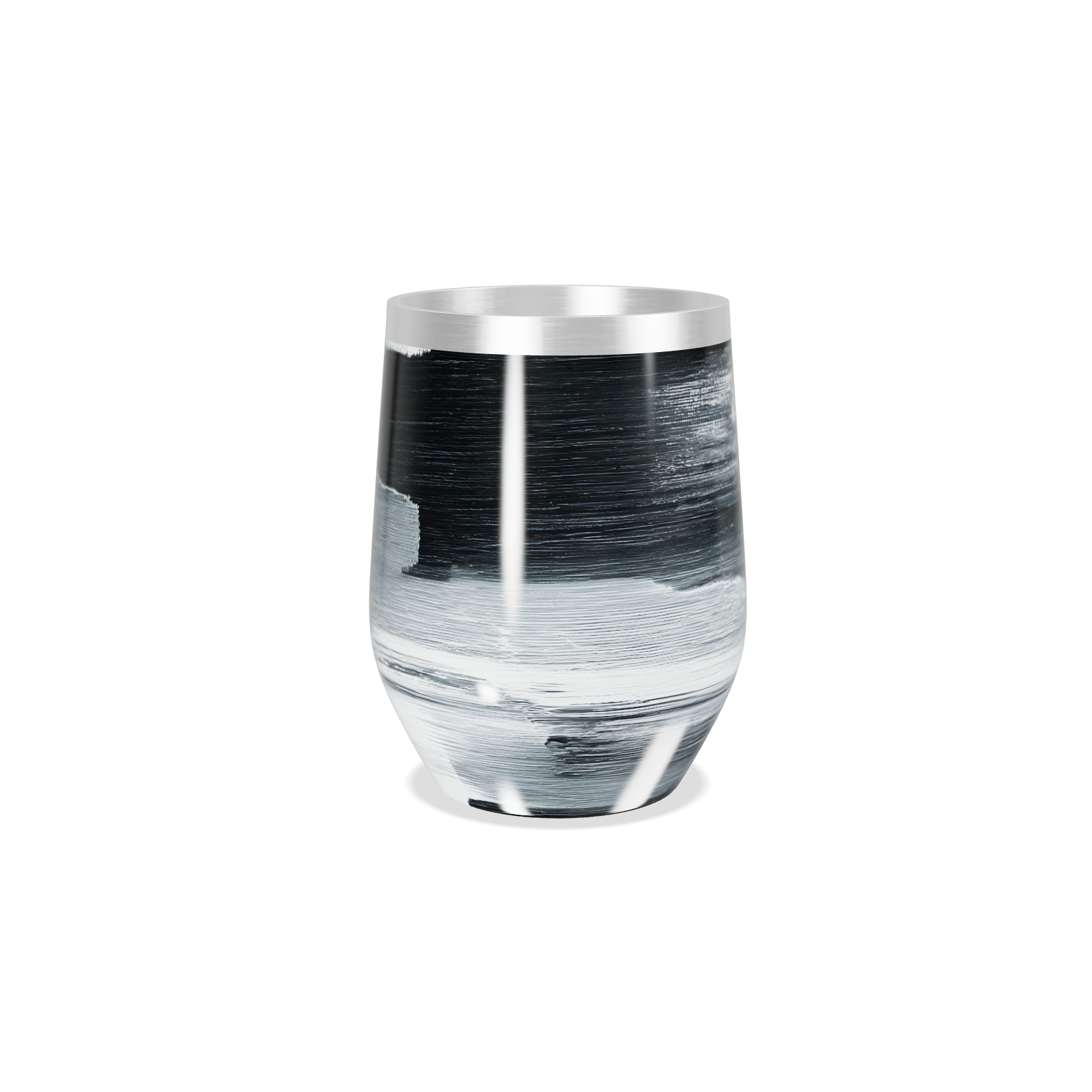 Copo Térmico Slim - Aço Inox Estampa Abstrata