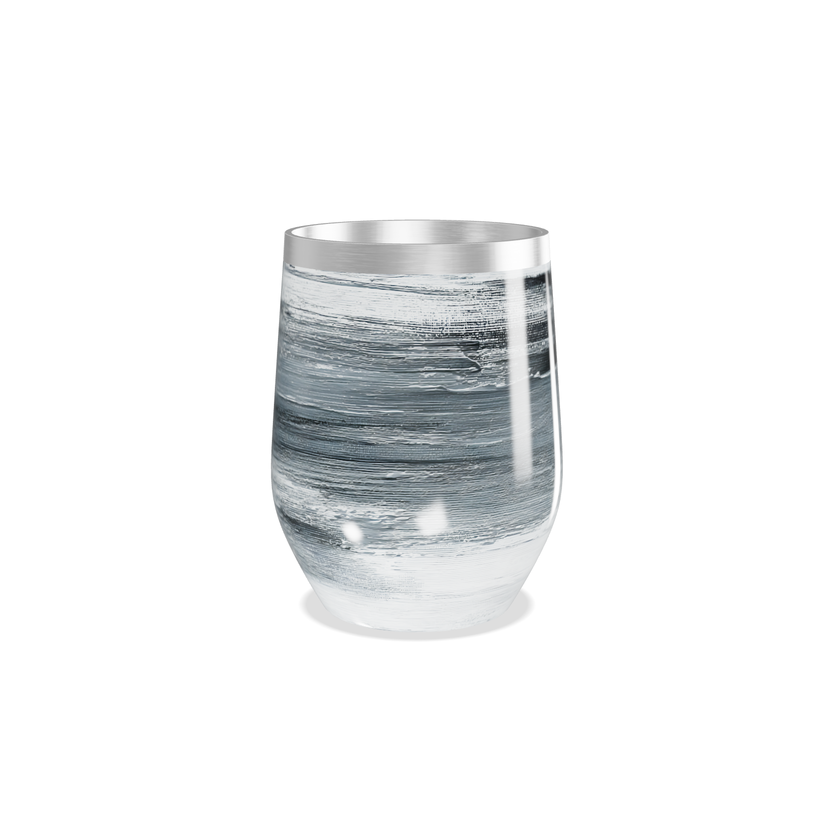 Copo Térmico Slim - Aço Inox Estampa Abstrata