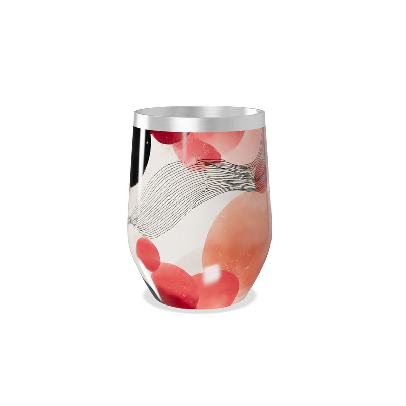 Copo Térmico Slim - Estampa Abstrata Colorida