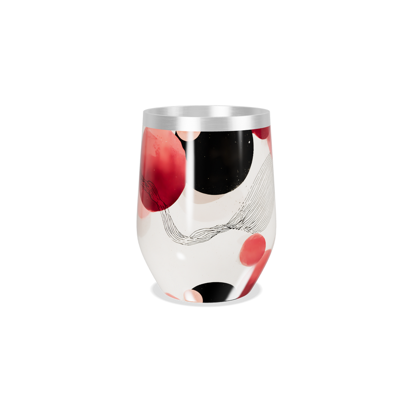 Copo Térmico Slim - Estampa Abstrata Colorida