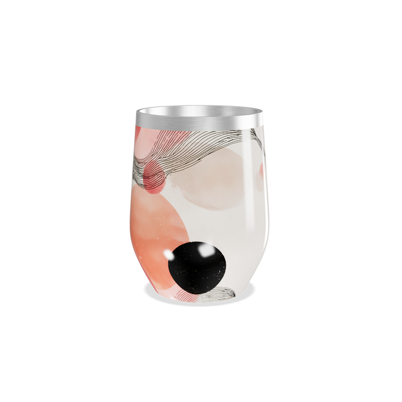 Copo Térmico Slim - Estampa Abstrata Colorida