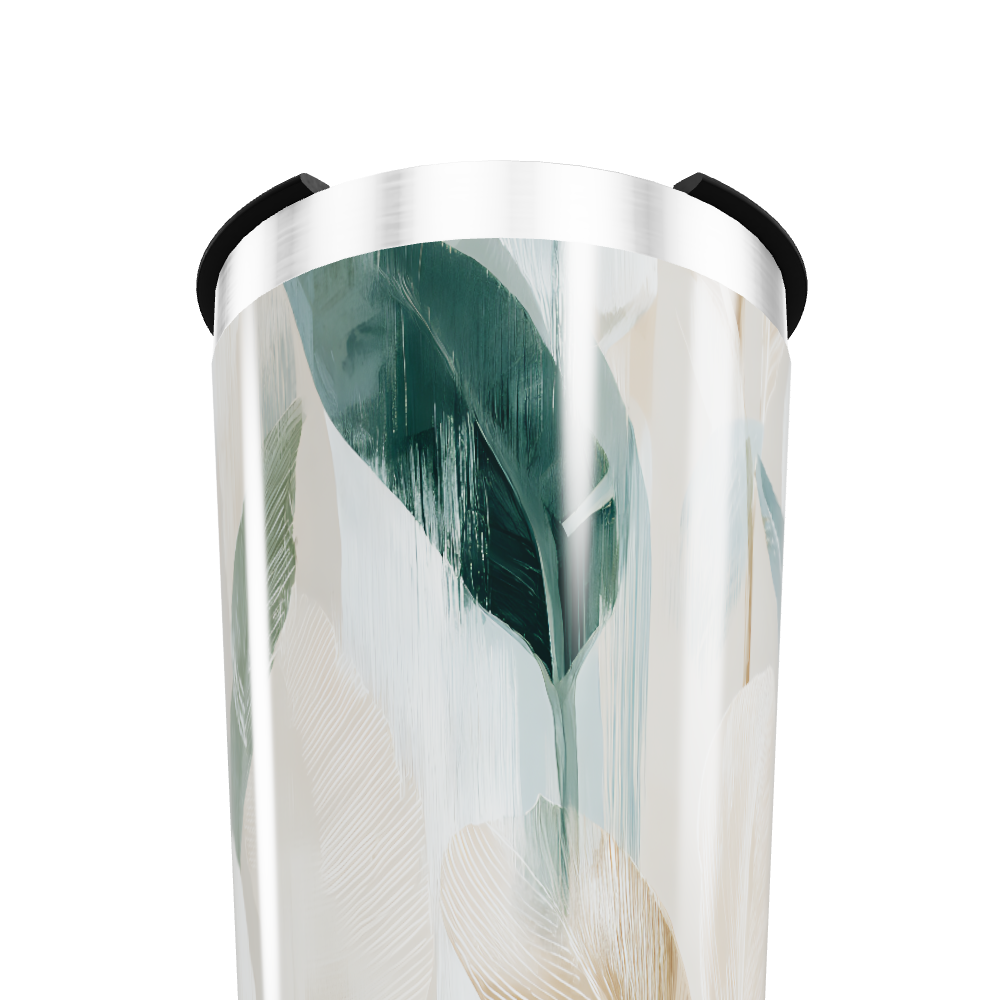 Copo Térmico - Estampa Folhas Coloridas