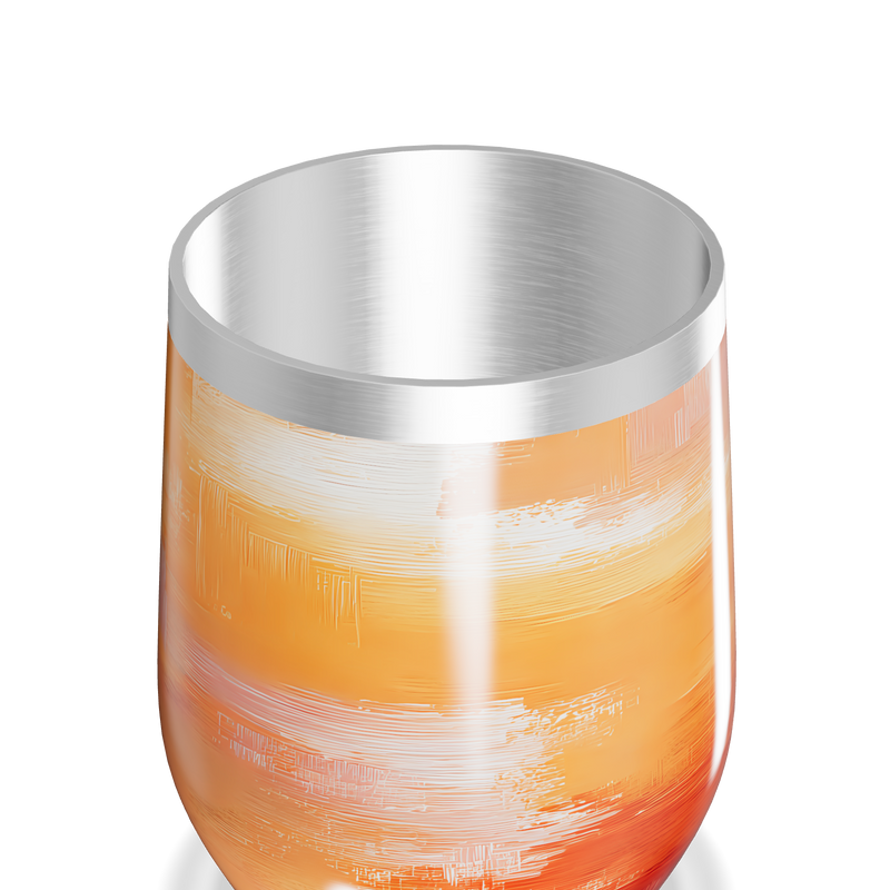 Copo Térmico Slim - Laranja Pintura Aço