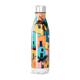Garrafa Inox - Estampa Casas Coloridas