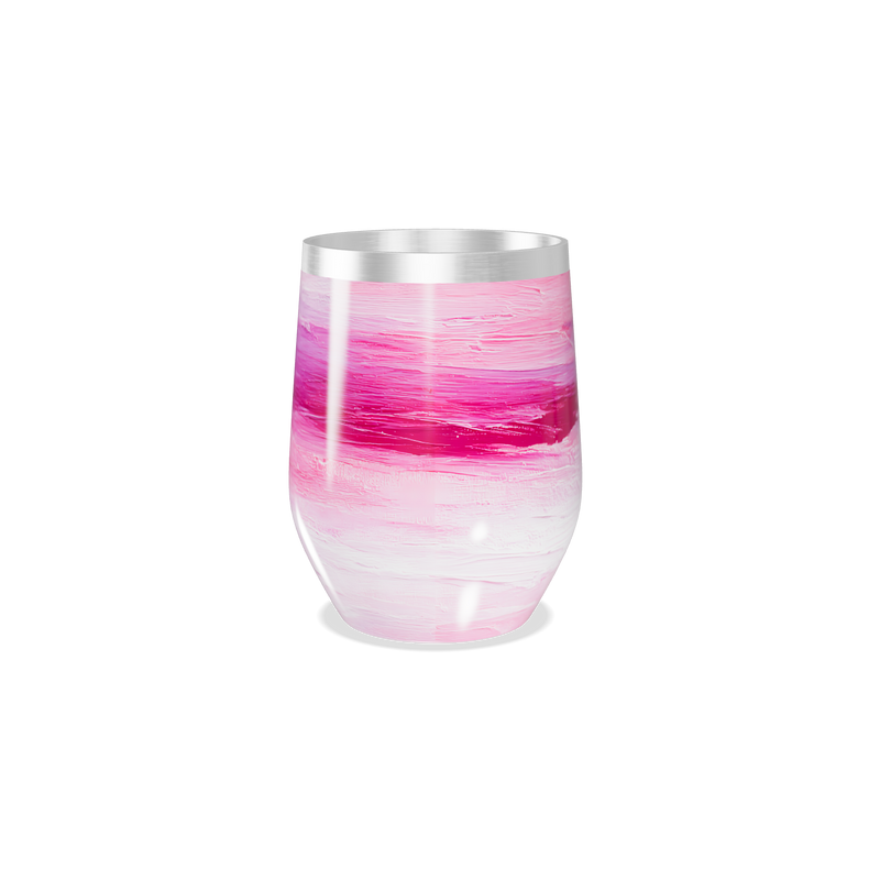 Copo Térmico Slim - Rosa Degradê Aço Inox