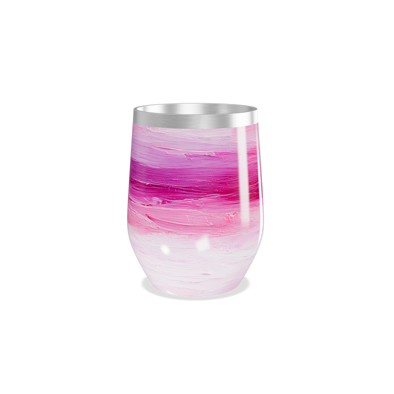 Copo Térmico Slim - Rosa Degradê Aço Inox