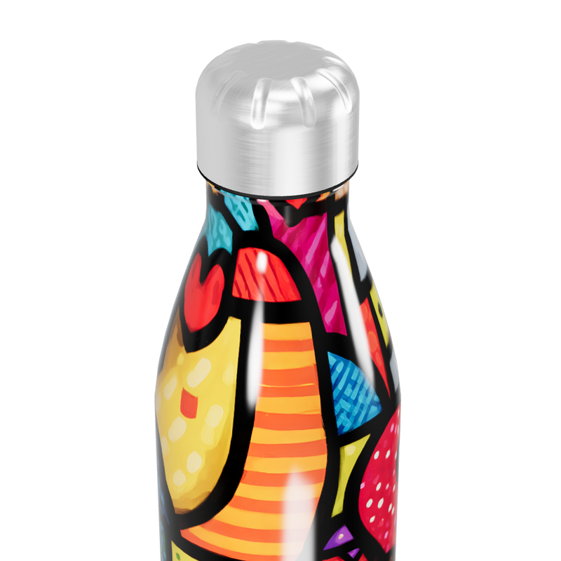 Garrafa Inox - Estampa Colorida Artística