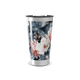 Copo Térmico - Floral Azul e Rosa
