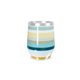 Copo Térmico Slim - Listras Coloridas Inox