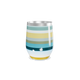 Copo Térmico Slim - Listras Coloridas Inox