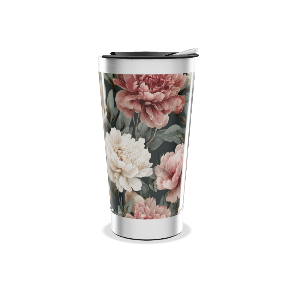 Copo Térmico - Floral Aço Inox