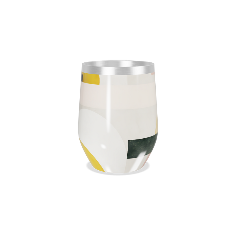 Copo Térmico Slim - Estampa Geométrica Colorida