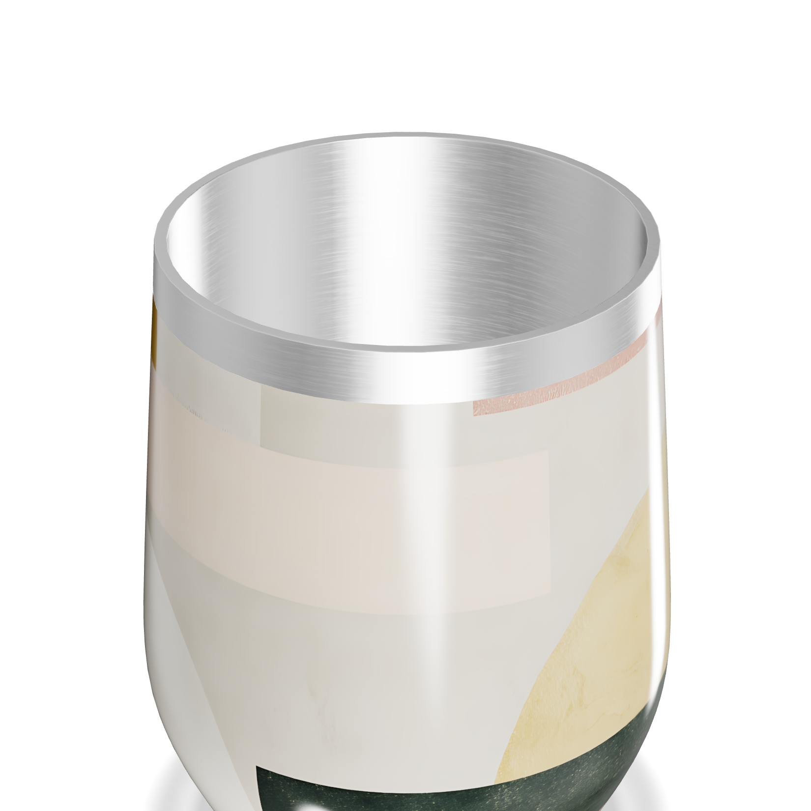 Copo Térmico Slim - Estampa Geométrica Colorida