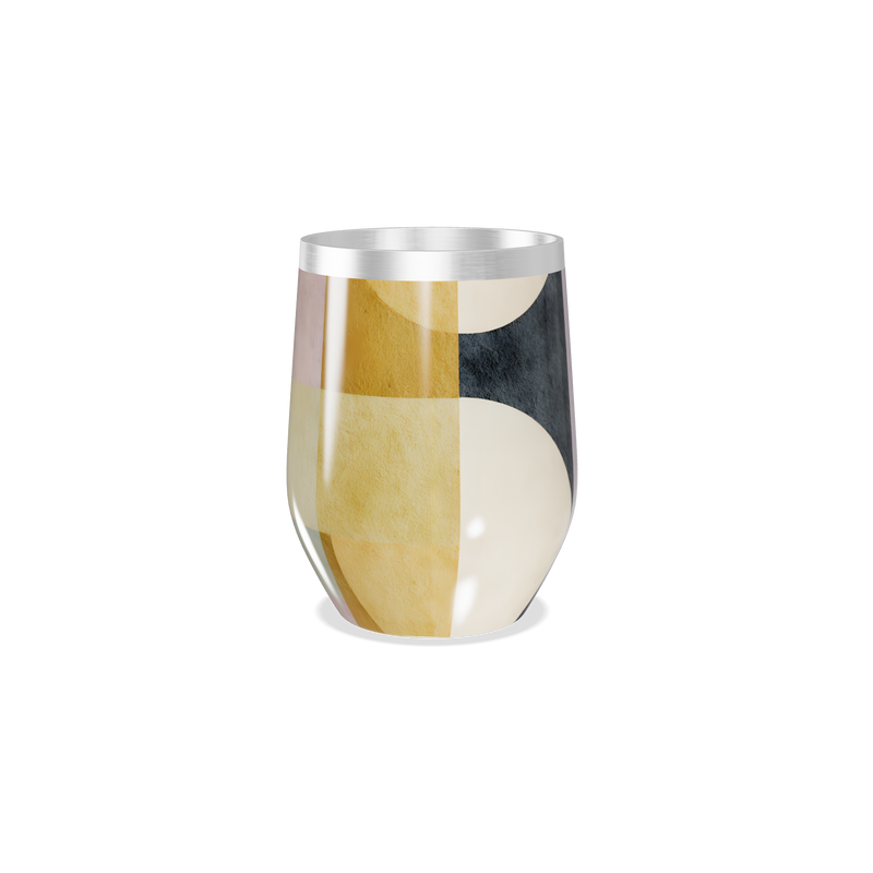 Copo Térmico Slim - Aço Inox Branco Roxo