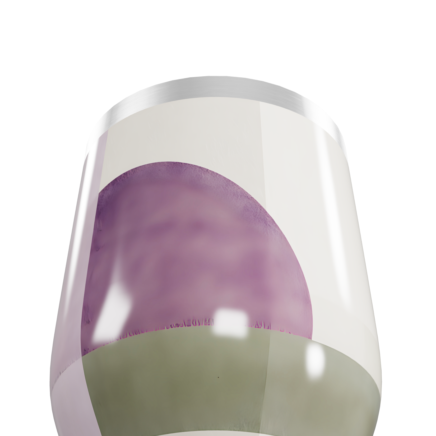 Copo Térmico Slim - Aço Inox Branco Roxo