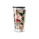 Copo Térmico - Floral com Tampa