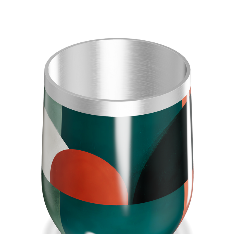 Copo Térmico Slim - Geométrico Colorido Inox