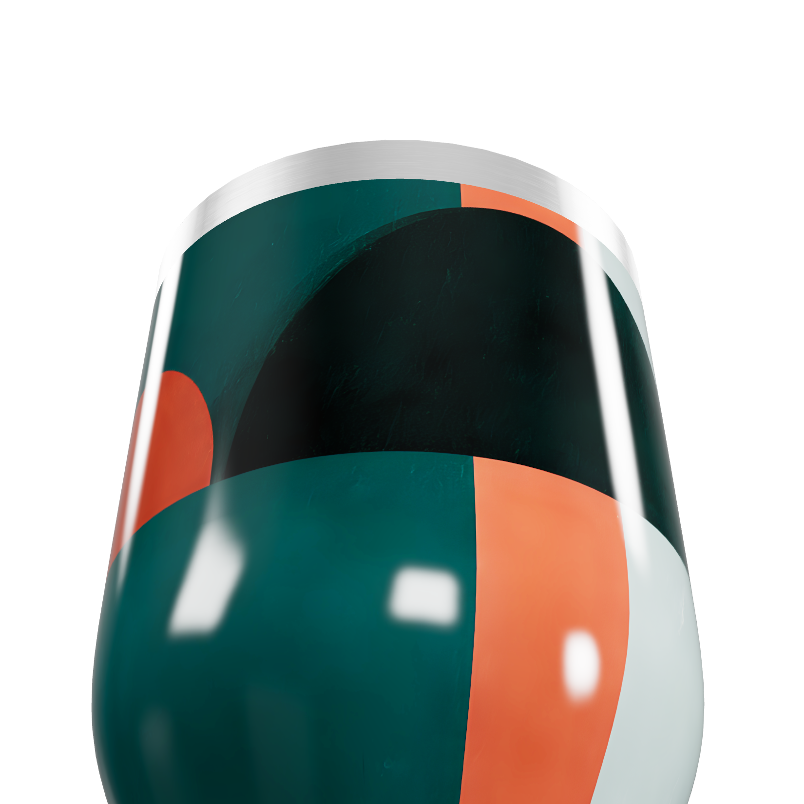 Copo Térmico Slim - Geométrico Colorido Inox