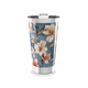 Copo Térmico - Floral Azul
