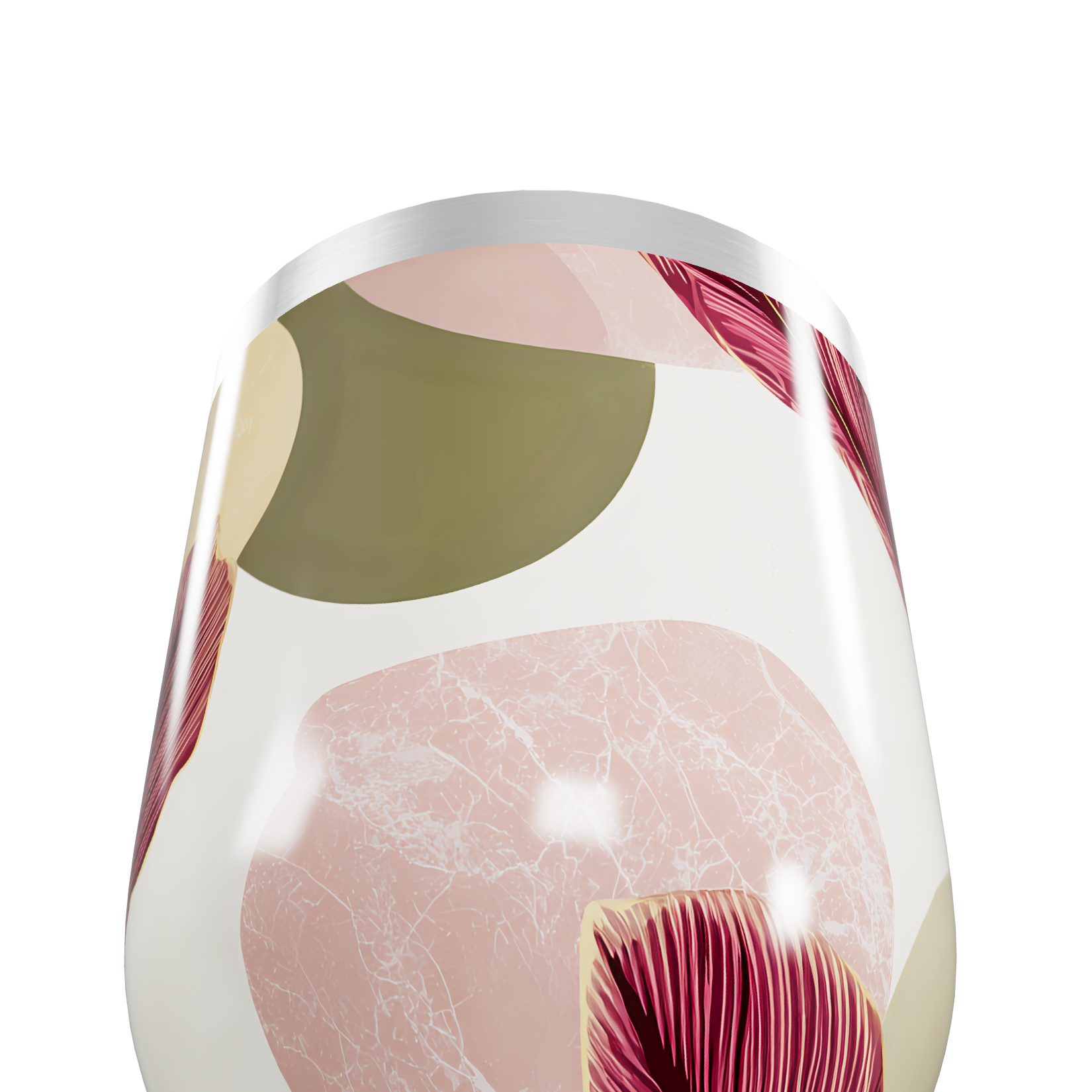 Copo Térmico Slim - Estampa Colorida Floral