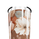 Copo Térmico - Floral Marrom Inox